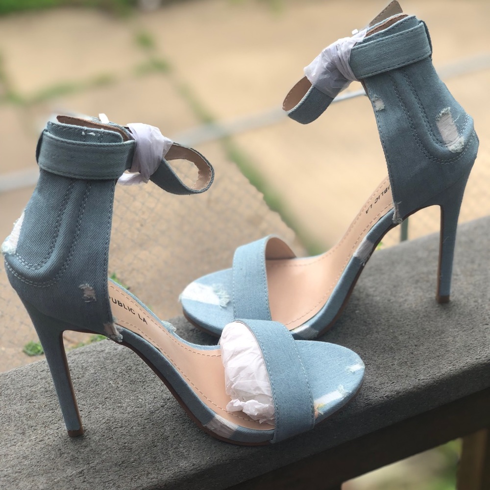 Ankle strap heels